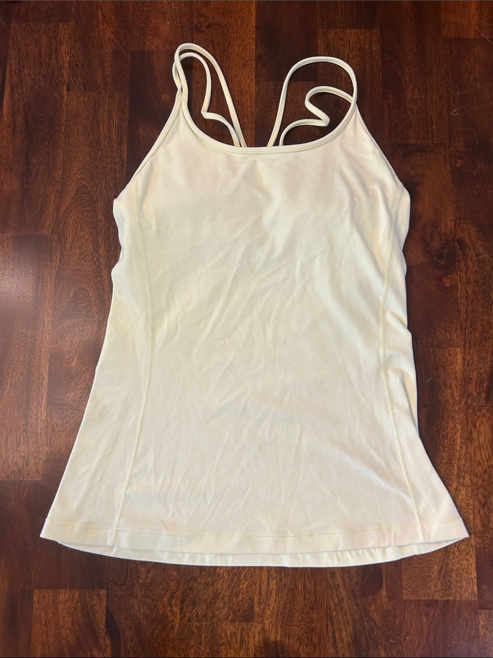 lululemon athletica Cream Double-Strap Tank Top